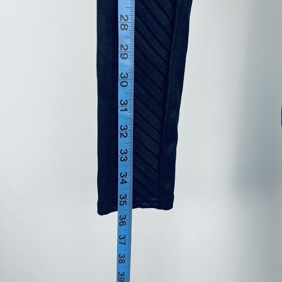 Spanx Leggins Size S Women’s Moto Faux Leather High Rise Black - Picture 10 of 14